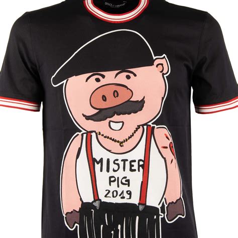 dolce gabbana mister pig|Dolce & Gabbana Mister Pig Print T.